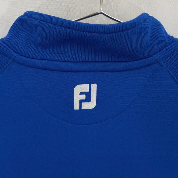 FootJoy Sweater Mens S Blue Boeing Classic Ribbed 1/4 Zip Long Sleeve Pullover - Picture 10 of 15
